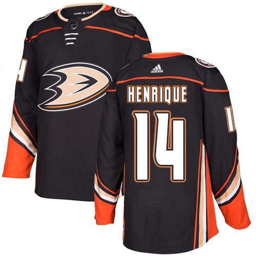 Anaheim Ducks #14 Adam Henrique Authentic Black Home Jersey